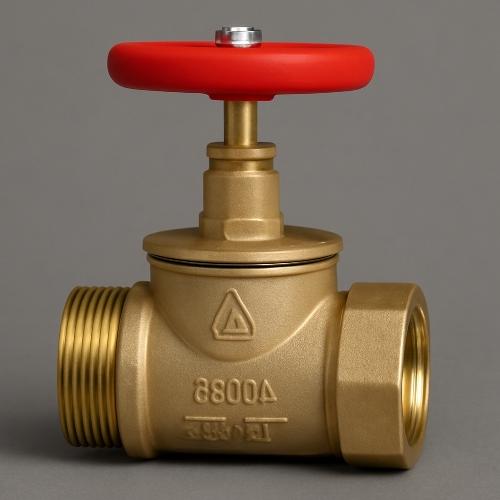 Клапан пожарный КПЛП 50-1 прямоточный латунный