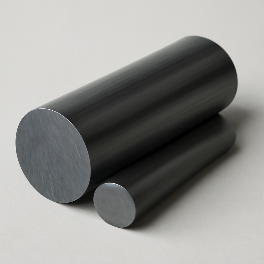 Стержень темно-серый 34,9х3050 мм PVC-CAW ТУ 22.21.10-011-17152852-2019