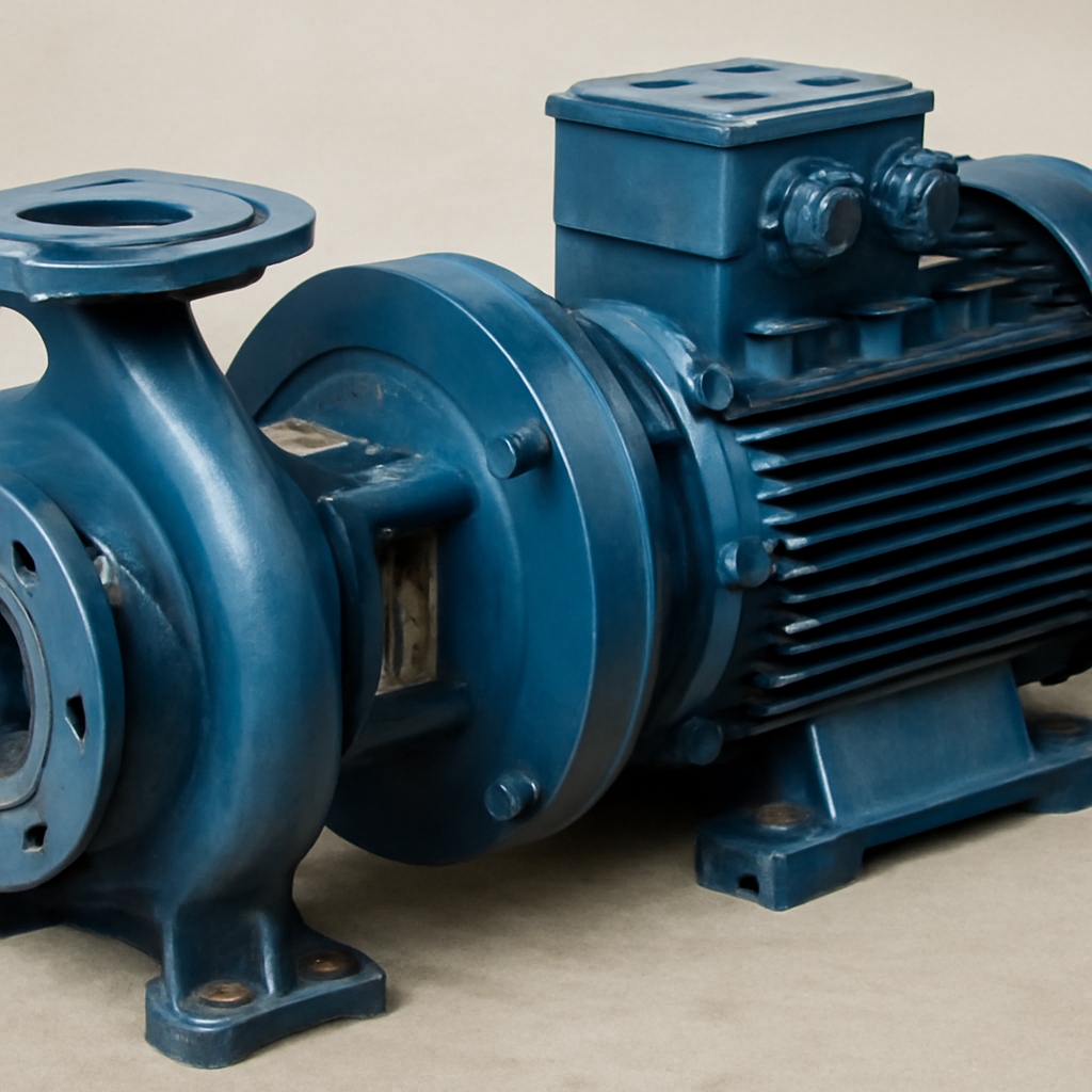 Химические насосы АХ150-125-315Е-СД на раме, б/д, б/м