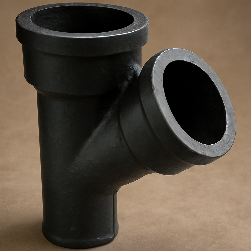 Тройник чугунный косой 50х50 мм СЧ10 ГОСТ 6942-98
