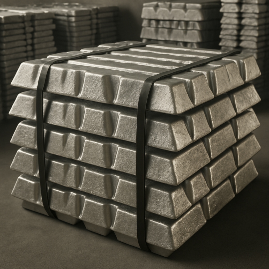 Чушка алюминиевая 12 кг АМ5 ГОСТ 1583-93