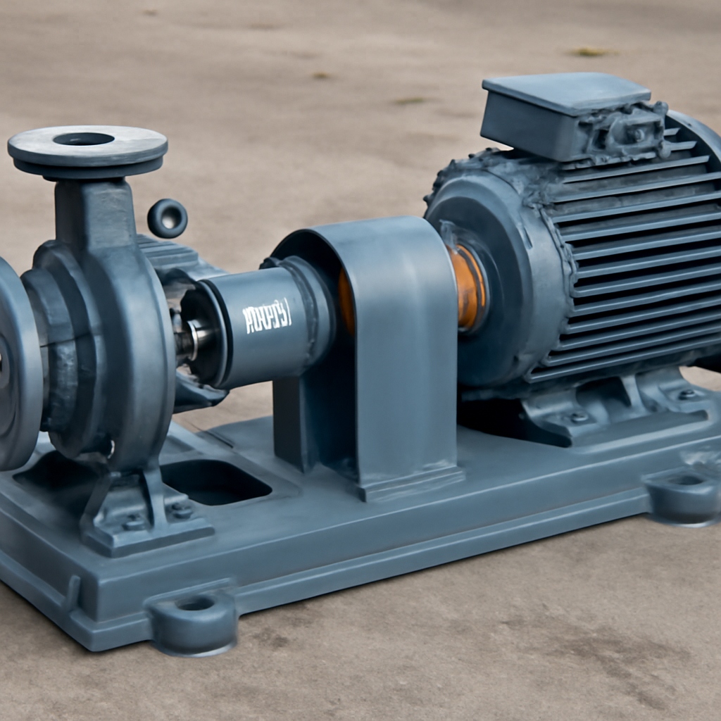 Химические насосы АХ100-65-200И-СД на раме, б/д, б/м